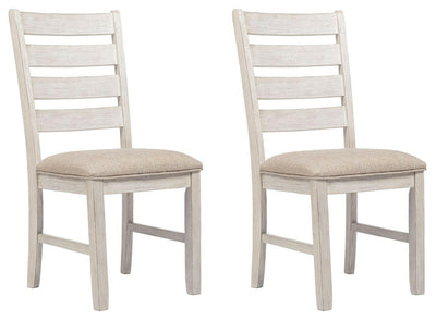 Skempton - White - Dining Uph Side Chair (Set of 2) - Grand Furniture GA