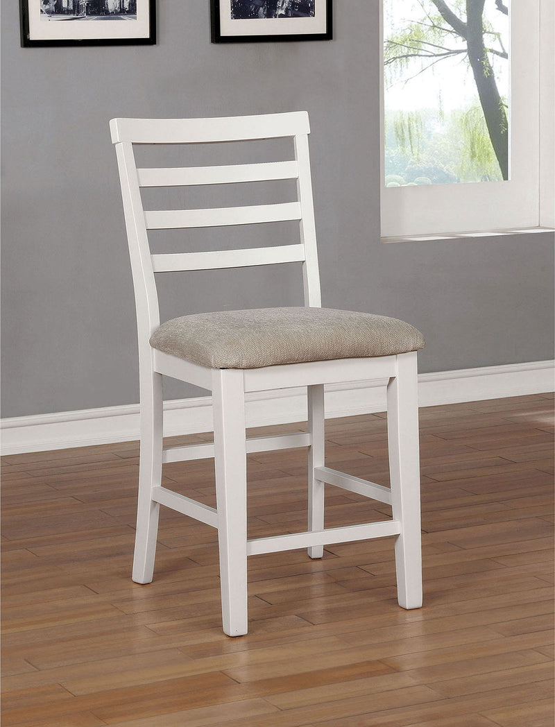 Kiana - Counter Height Side Chair (Set of 2) - White - Grand Furniture GA