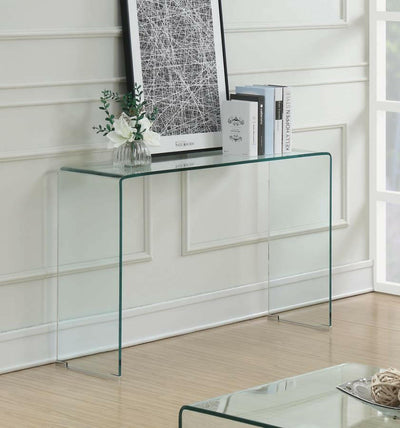 Ripley - Rectangular Sofa Table - Clear - Sofa Tables - Grand Furniture GA