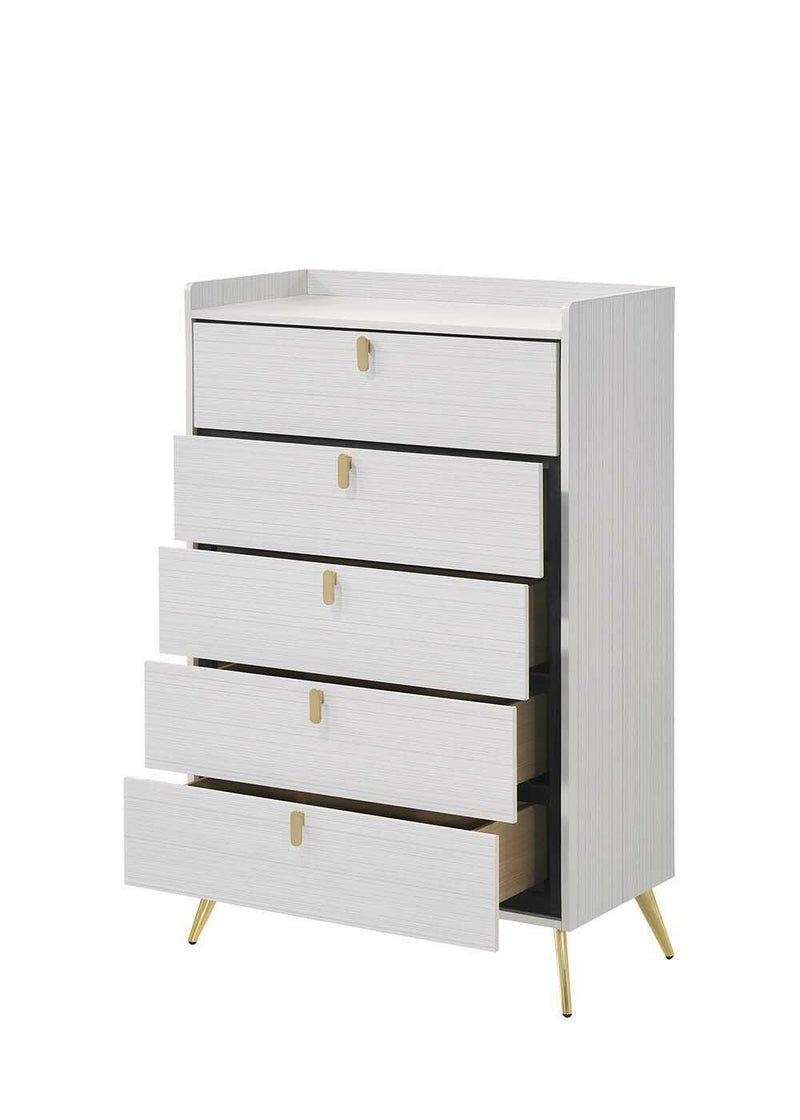 Zeena - Chest - White Finish - Grand Furniture GA