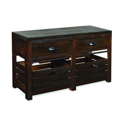 Homestead - 28" Sofa Table - Dark Brown.