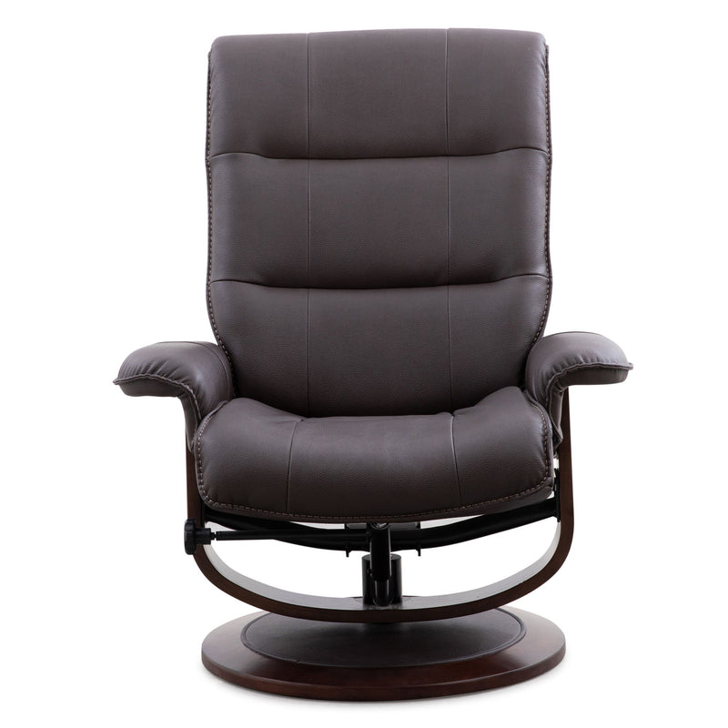 Knight - Manual Reclining Swivel Chair and Ottoman