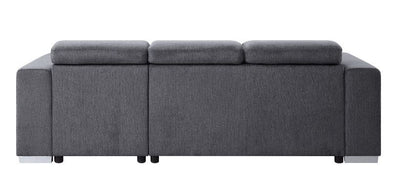 Natalie - Sectional Sofa - Gray Chenille - Grand Furniture GA