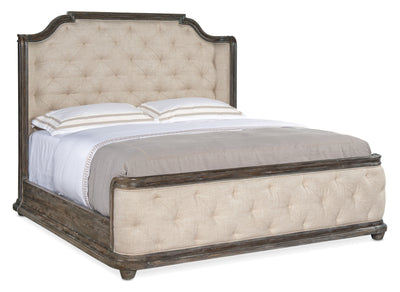 Traditions - Upholstered Panel Bed.