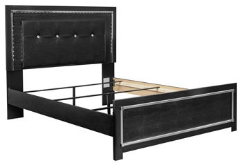 Kaydell - Black - Queen Panel Footboard