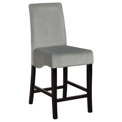 Stanton - Upholstered Counter Height Chairs (Set of 2) - Gray And Black - Stool Sets - Grand Furniture GA