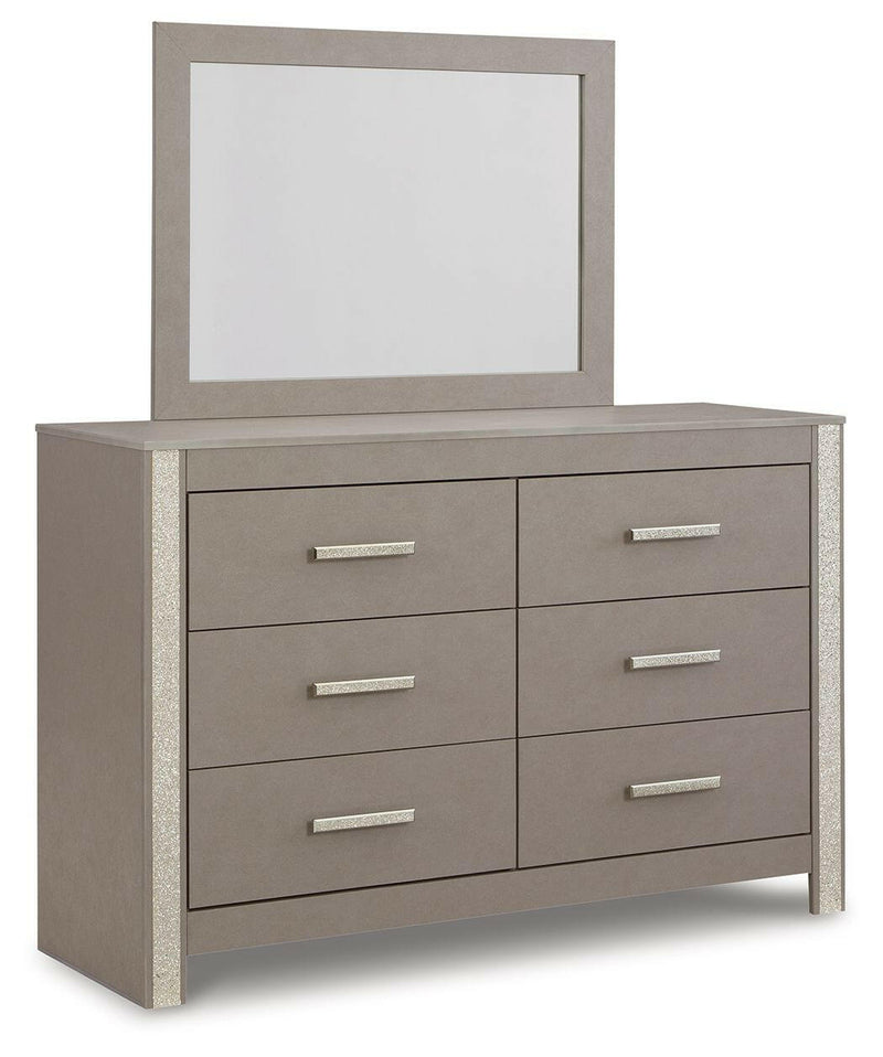 Surancha - Gray - Dresser And Mirror.