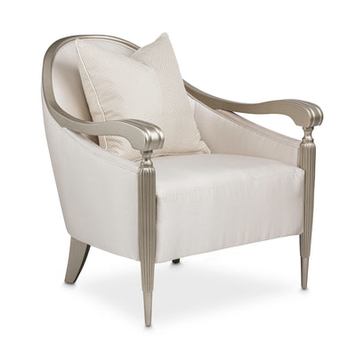 London Place - Accent Chair - Porcelain/Platinum