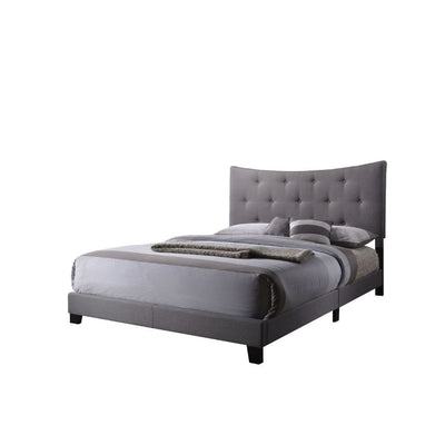 Venacha - Queen Bed - Gray Fabric - Grand Furniture GA
