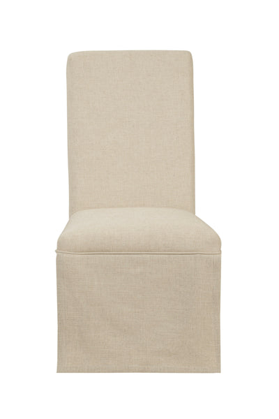 Skirted Parsons - Slip Cover Parsons Chair - Gray - Side Chairs - Grand Furniture GA