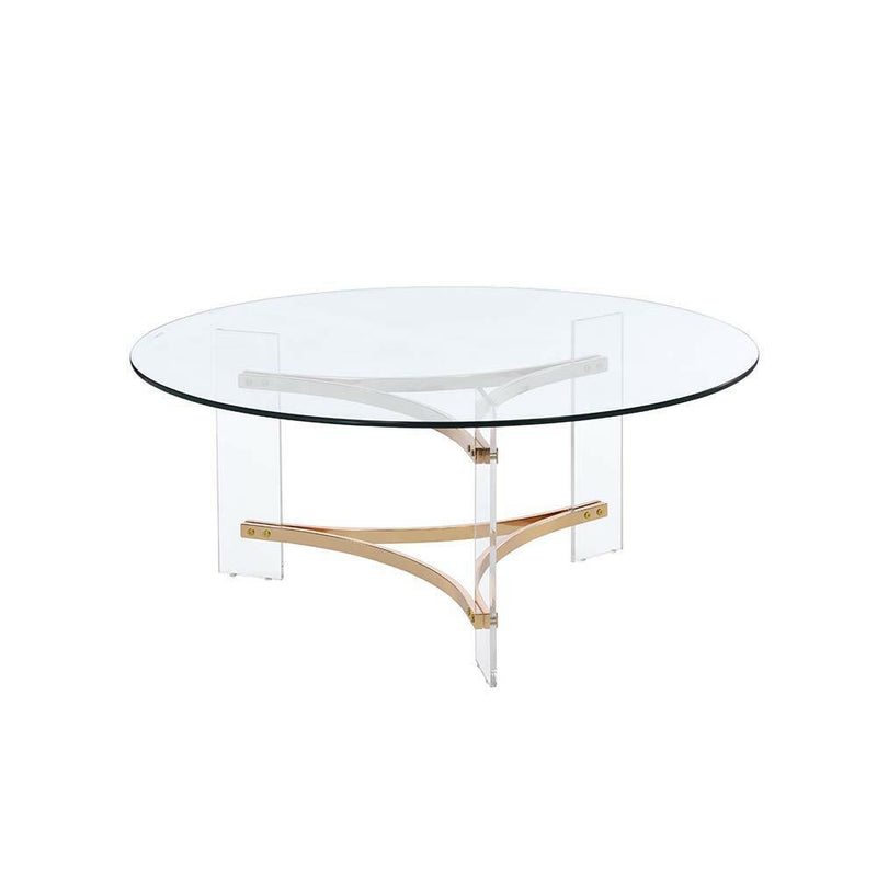 Sosi - Coffee Table - Gold Finish - Grand Furniture GA