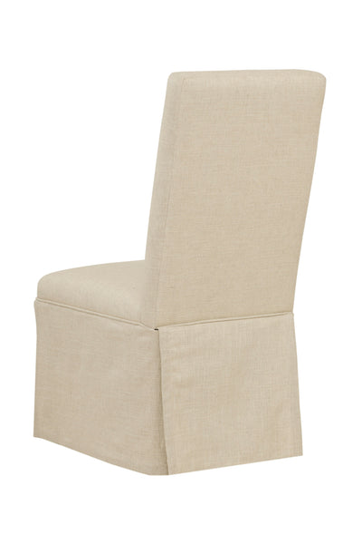 Skirted Parsons - Slip Cover Parsons Chair - Gray - Side Chairs - Grand Furniture GA