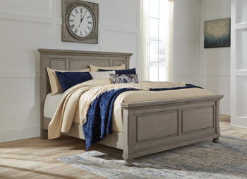 Lettner - Light Gray - King/Cal King Panel Footboard