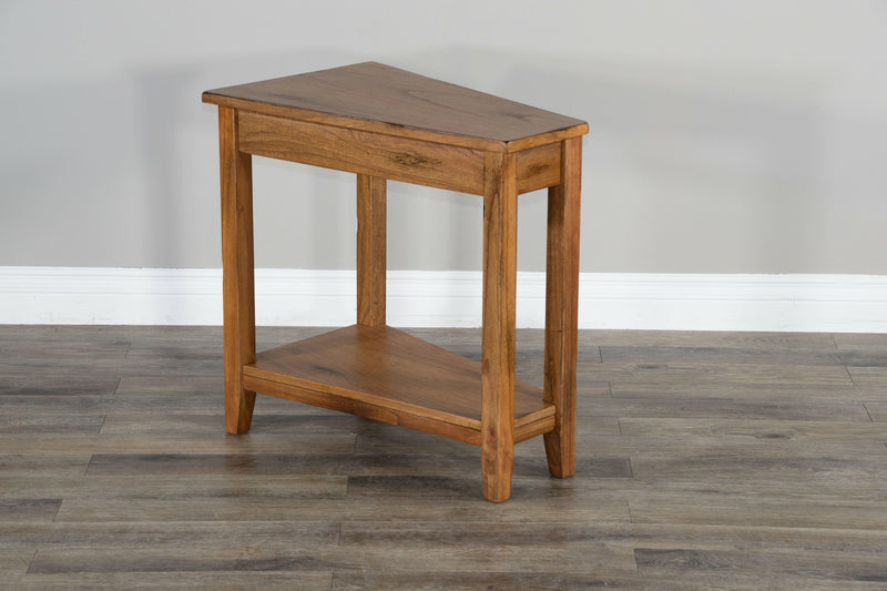 Sedona - Chair Side Table - Rustic Oak.