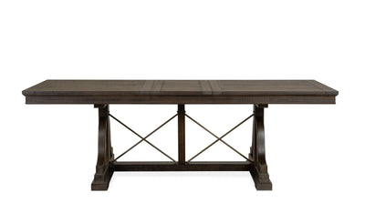 Westley Falls - Trestle Dining Table - Graphite.