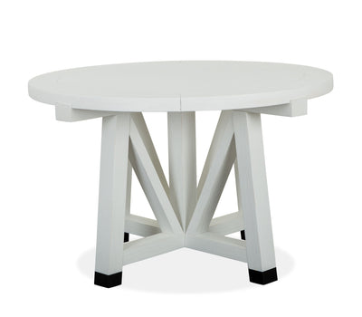 Harper Springs - Round Dining Table - Silo White.