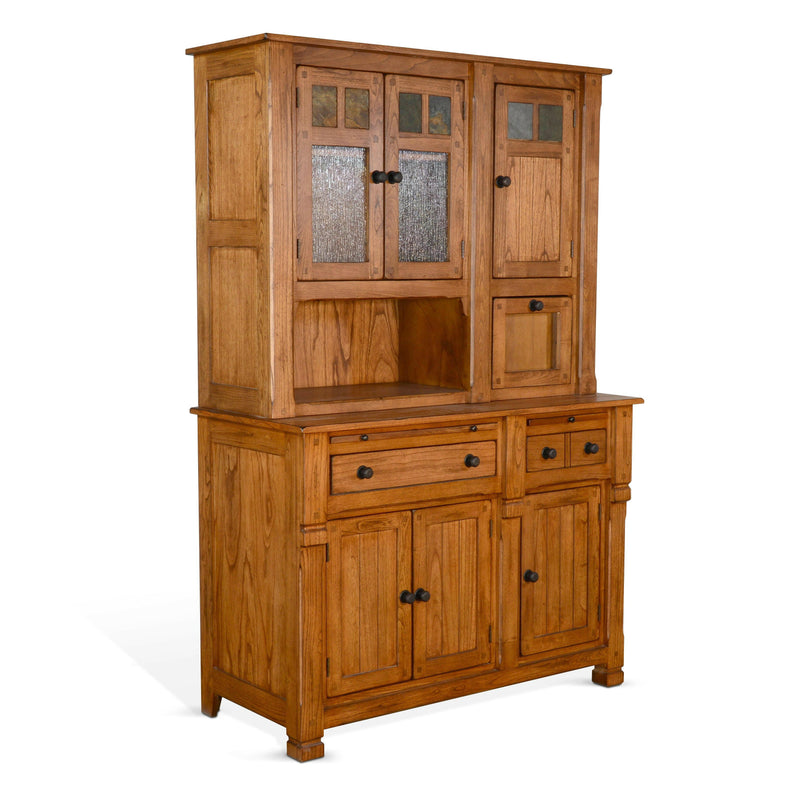 Sedona - Buffet And Hutch - Rustic Oak.