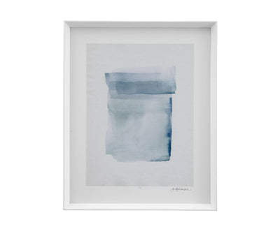 Water Color Lens I - Framed Print - White.