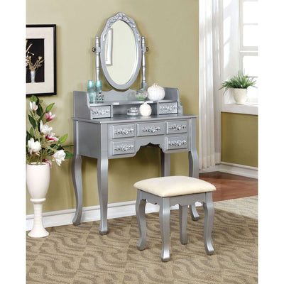 Harriet - Vanity w/ Stool - Grand Furniture GA