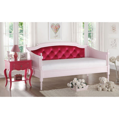 Wynell - Daybed - Magenta - Velvet & Pink - Grand Furniture GA