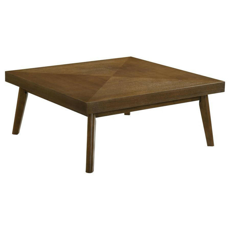 Westerly - Square Wood Coffee Table - Walnut Brown