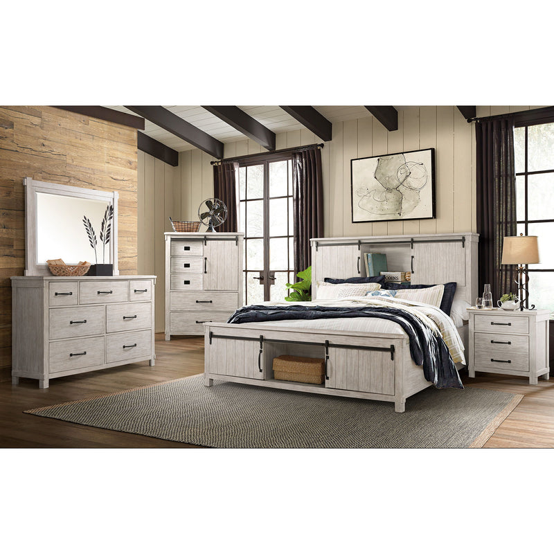 Scott - 2-Drawer Nightstand With Usb Ports - Nightstands w/ Charging Stations - Grand Furniture GA