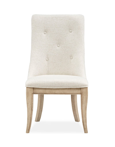 Harlow - Dining Arm Chair With Upholstered Seat & Back (Set of 2) - Weathered Bisque.