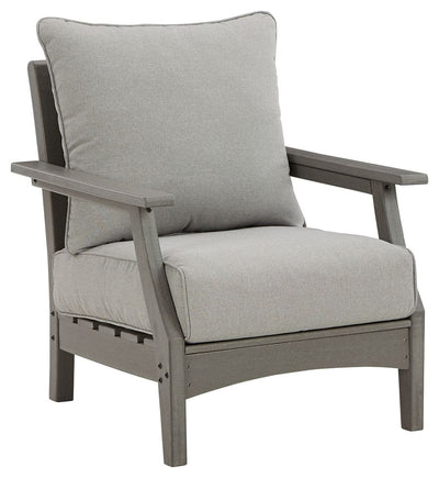 Visola - Gray - Lounge Chair W/Cushion (Set of 2).