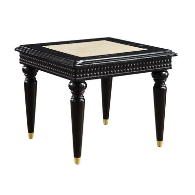 Tayden - End Table - Marble Top & Black Finish - Grand Furniture GA