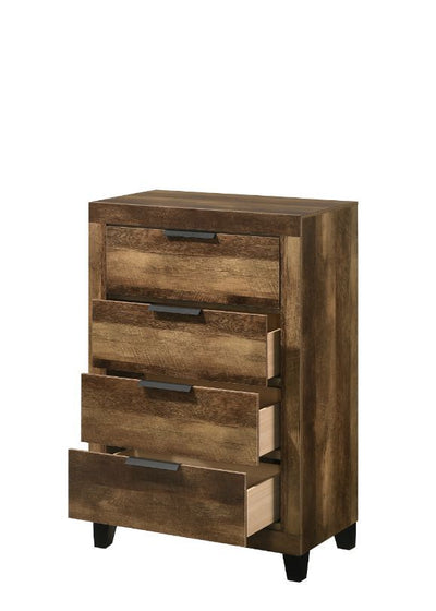 Morales - Chest - Rustic Oak Finish - Grand Furniture GA