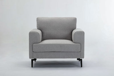 Kyrene - Chair - Light Gray Linen - Grand Furniture GA