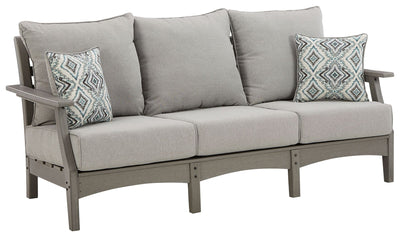 Visola - Gray - Sofa With Cushion.