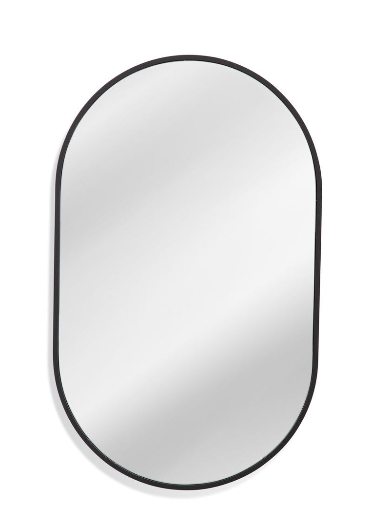 Oval - Wall Mirror - Black