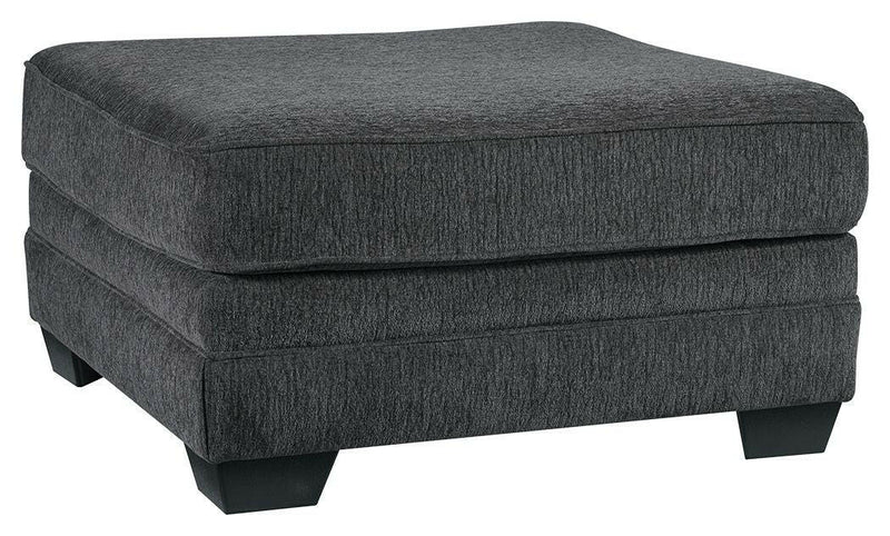 Tracling - Slate - Oversized Accent Ottoman.