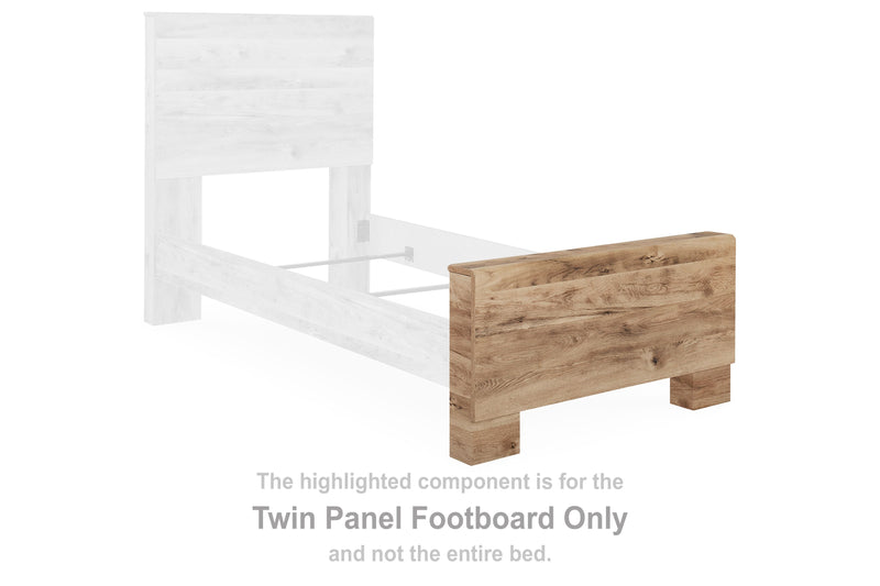 Hyanna - Tan - Twin Panel Footboard