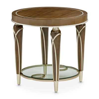 Villa Cherie End Table - Hazelnut.