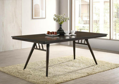 Wes - Rectangular Dining Table - Dark Walnut - Grand Furniture GA