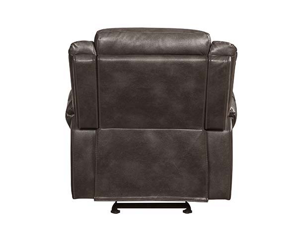 Lydia - Glider Recliner - Brown Leather Aire - Grand Furniture GA