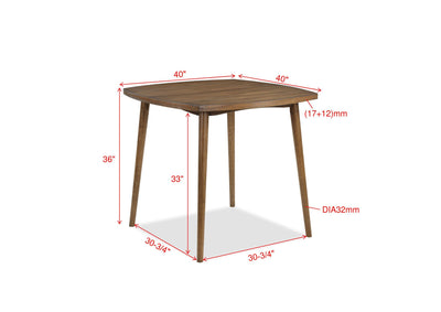 Weldon - Counter Height Table - Brown - Grand Furniture GA