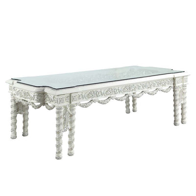 Vanaheim - Dining Table - Antique White Finish - Grand Furniture GA