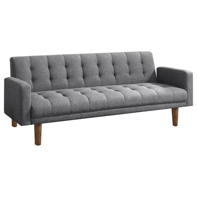 Sommer - Tufted Sofa Bed - Gray - Grand Furniture GA