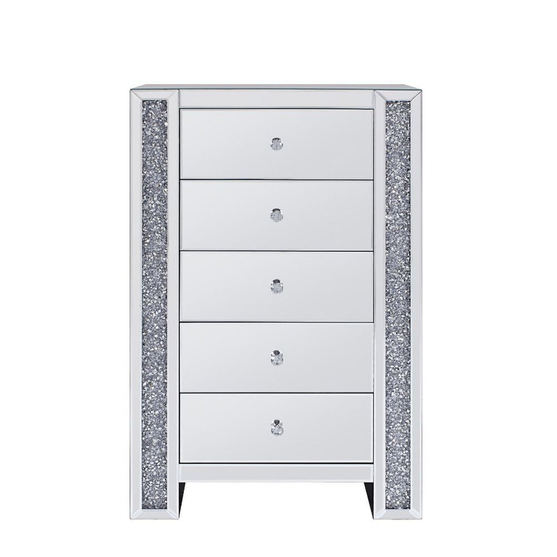 Noralie - Chest - Mirrored & Faux Diamonds - Grand Furniture GA