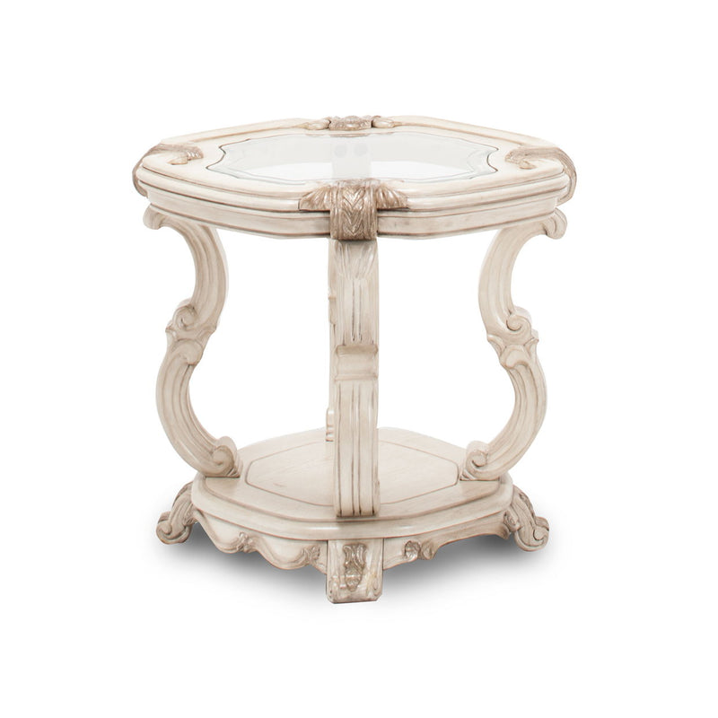 Platine de Royale - End Table - Champagne