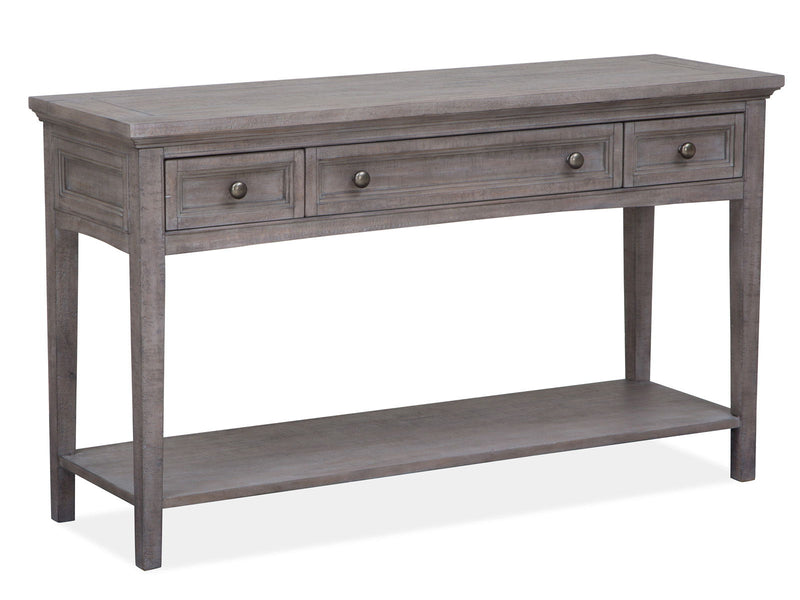 Paxton Place - Rectangular Sofa Table - Dovetail Grey