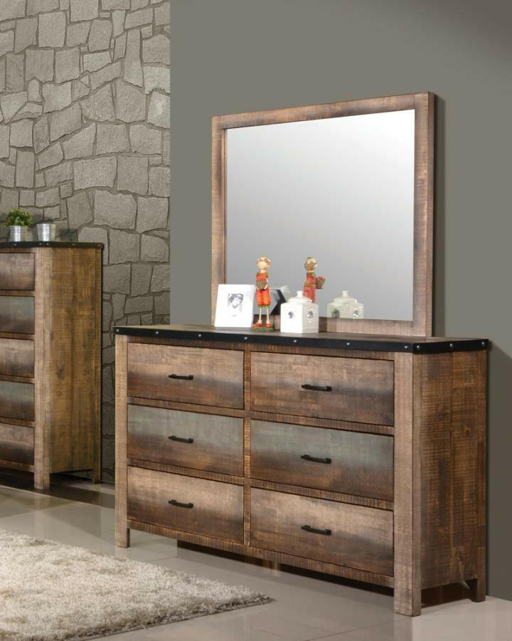 Sembene - 6-Drawer Dresser - Antique Multi-Color - Dressers - Grand Furniture GA