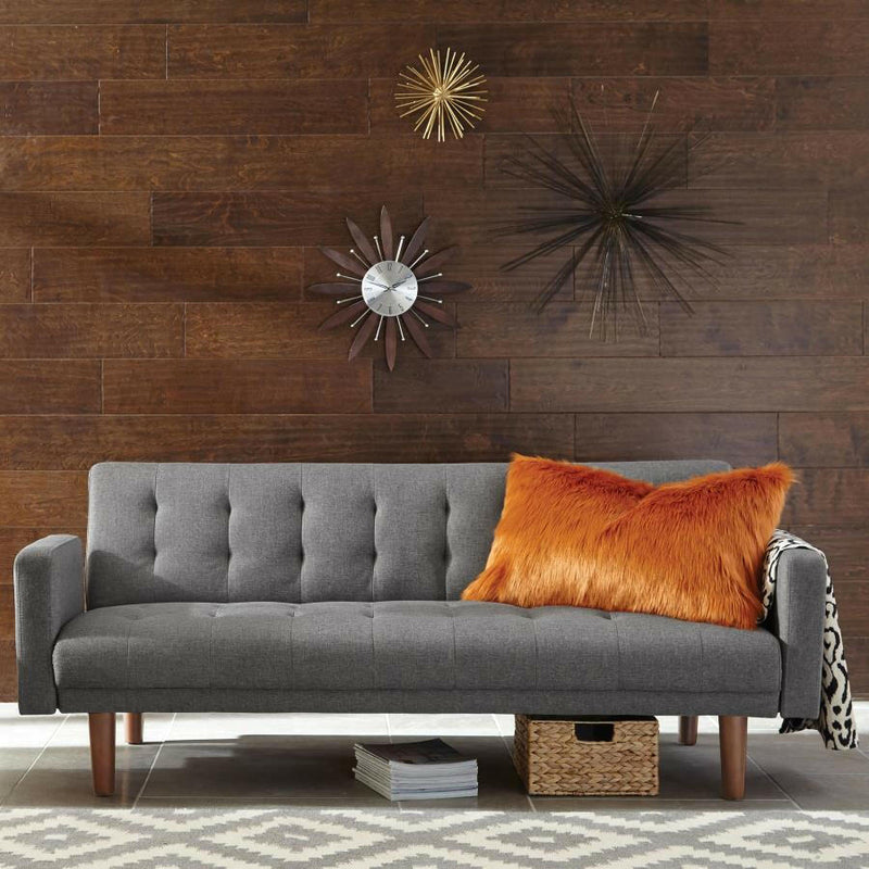 Sommer - Tufted Sofa Bed - Gray - Grand Furniture GA