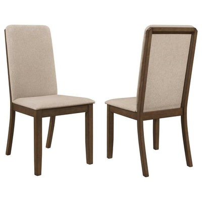 Wethersfield - Solid Back Side Chairs (Set of 2) - Latte.