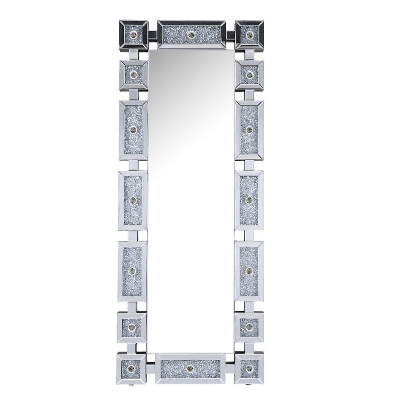 Noralie - Accent Floor Mirror - Pearl Silver - 63" - Grand Furniture GA