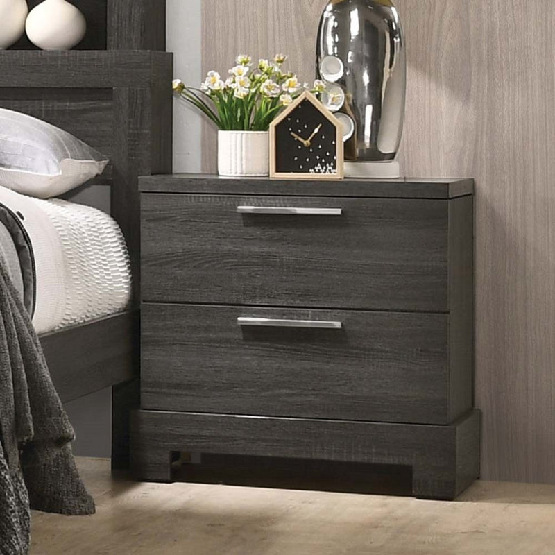 Lantha - Nightstand - Gray Oak - Grand Furniture GA