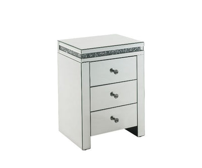 Noralie - Accent Table - Mirroed & Faux Diamonds - Grand Furniture GA